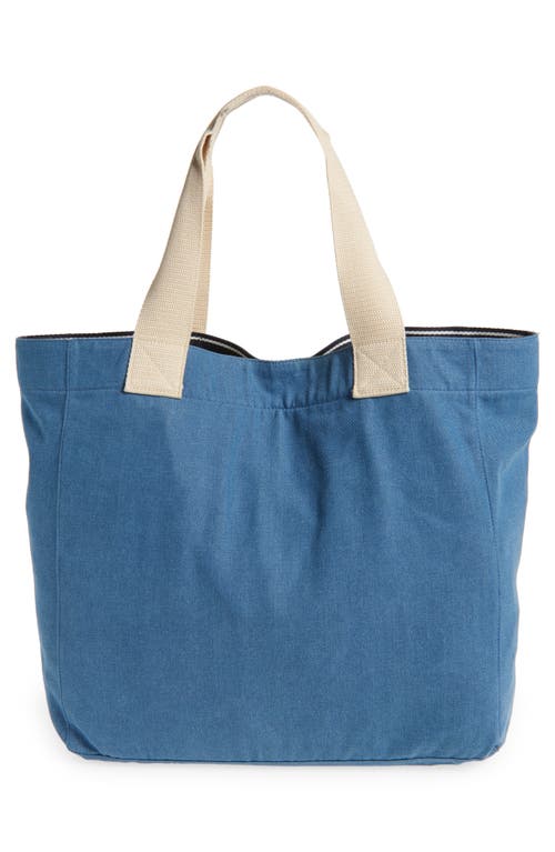 Barbour Emily Cotton Canvas Tote In Denim