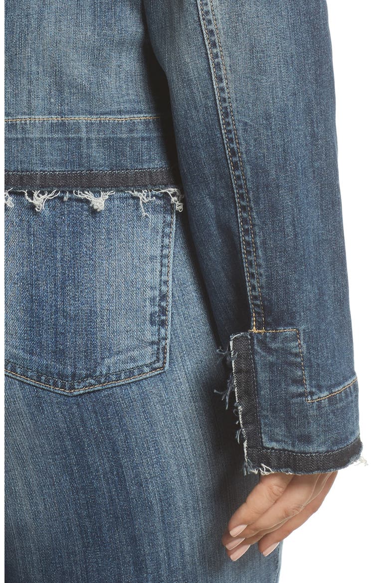 Tina Denim Jacket, Alternate, color, MEDIUM BASE WASH