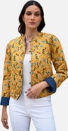 Yumi Long Sleeve Quilted Reversible Jacket