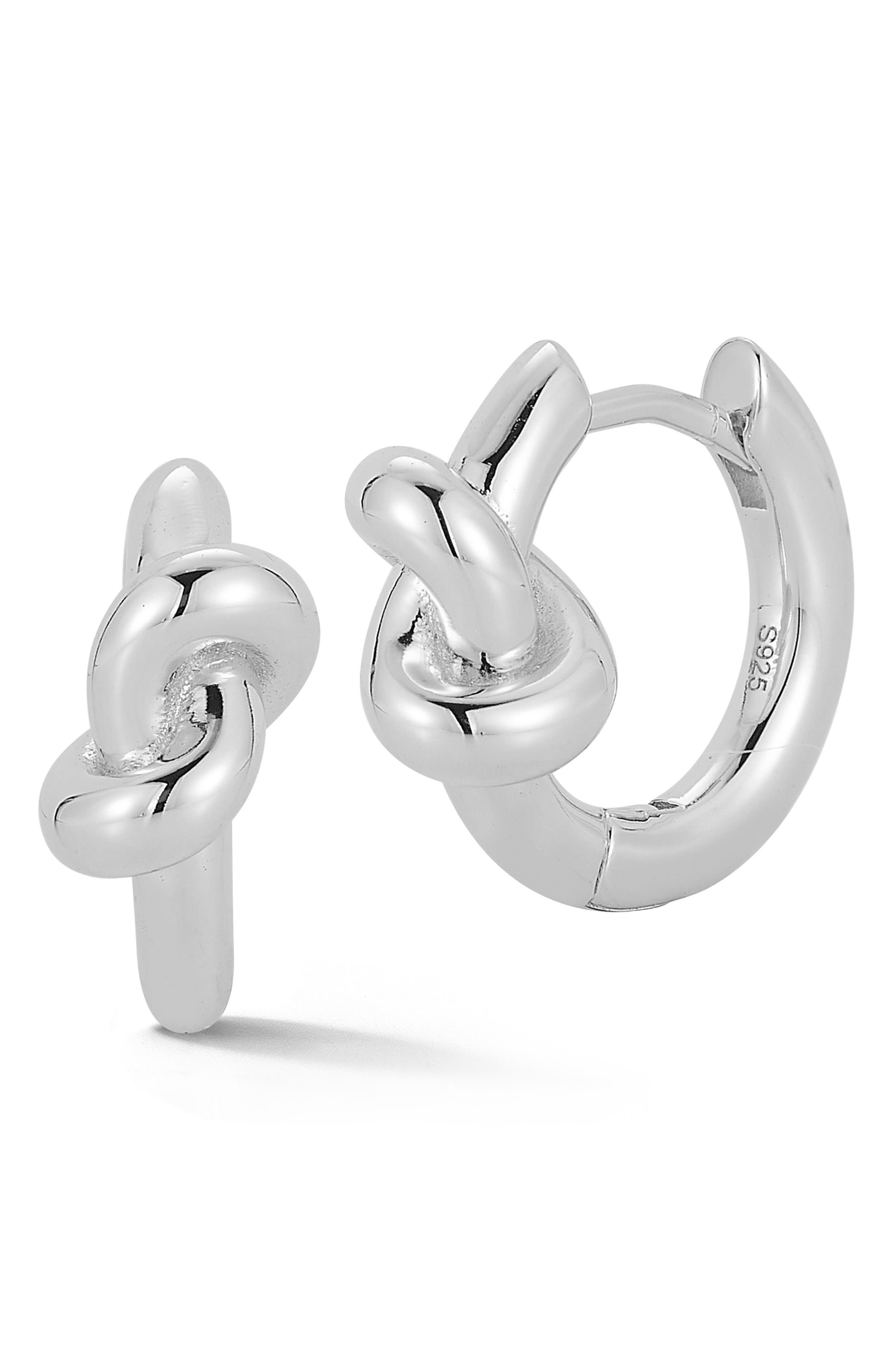 GLAZE JEWELRY Love Knot Hoop Earrings