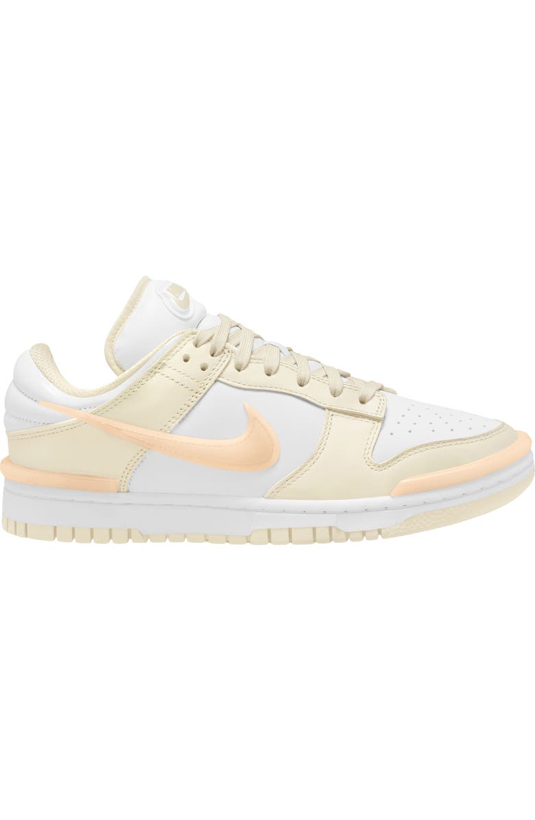 Nike Dunk Low Twist Sneaker, Main, color, Coconut Milk/ Guava Ice-White