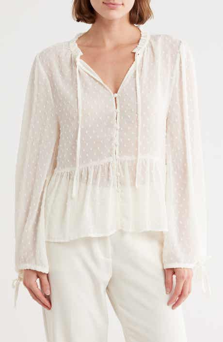 INTERNATIONAL DESIGNER Swiss Dot Top