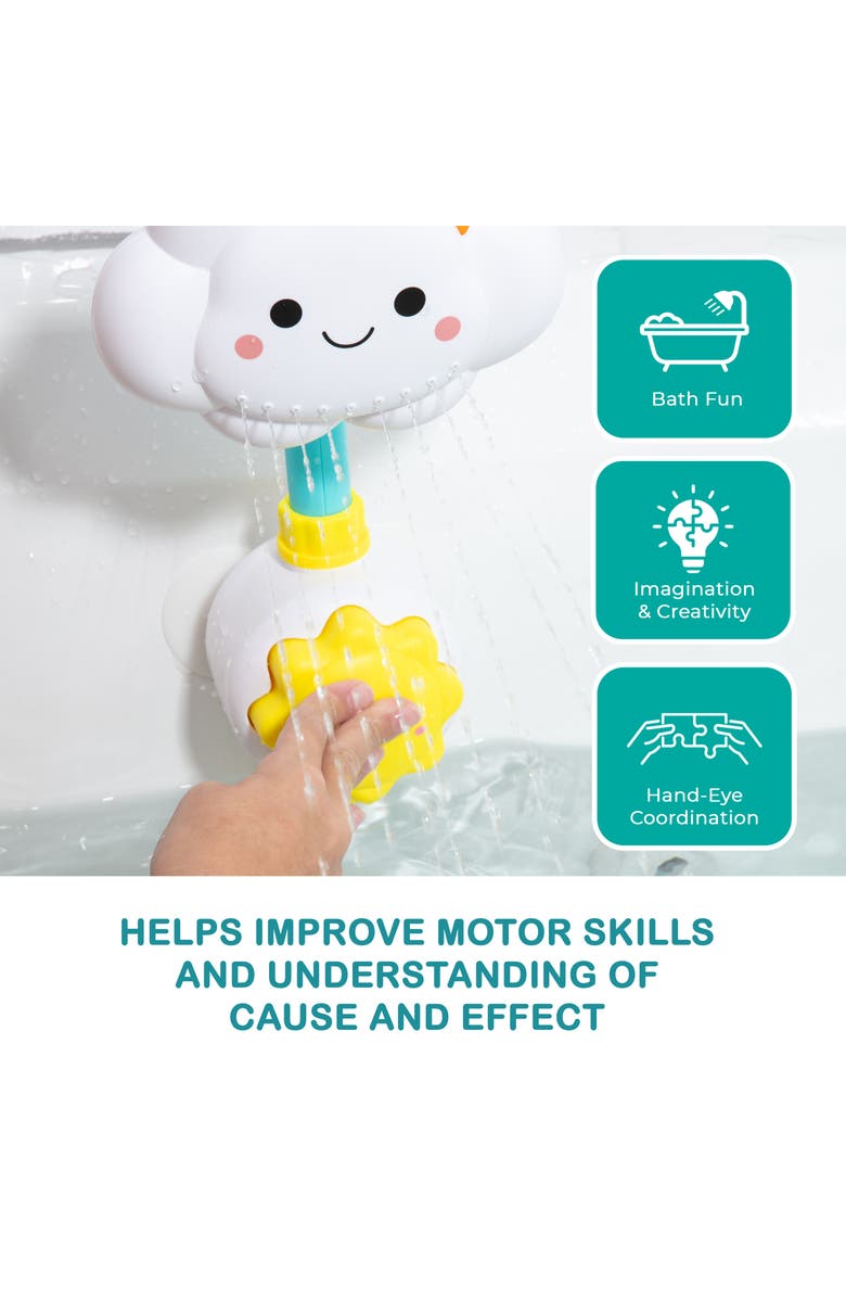 Sperric Cloud Design Interactive Bath Toy Shower Head, Alternate, color, Multicolor
