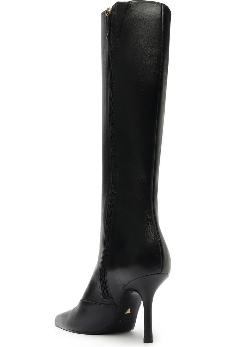 Schutz Raffaela Up Stiletto Pointed Toe Knee High Boot, Alternate, color,