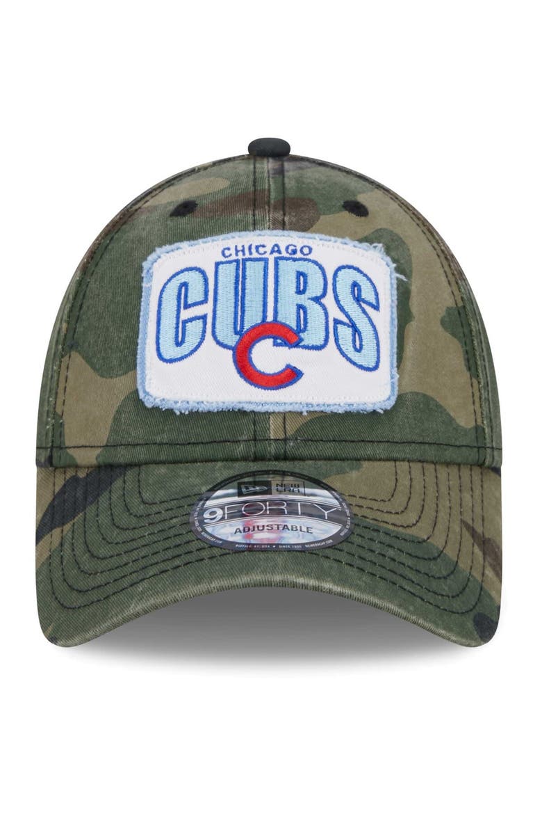 Men's New Era Camo Chicago Cubs Gameday 9FORTY Adjustable Hat, Alternate, color, Camo