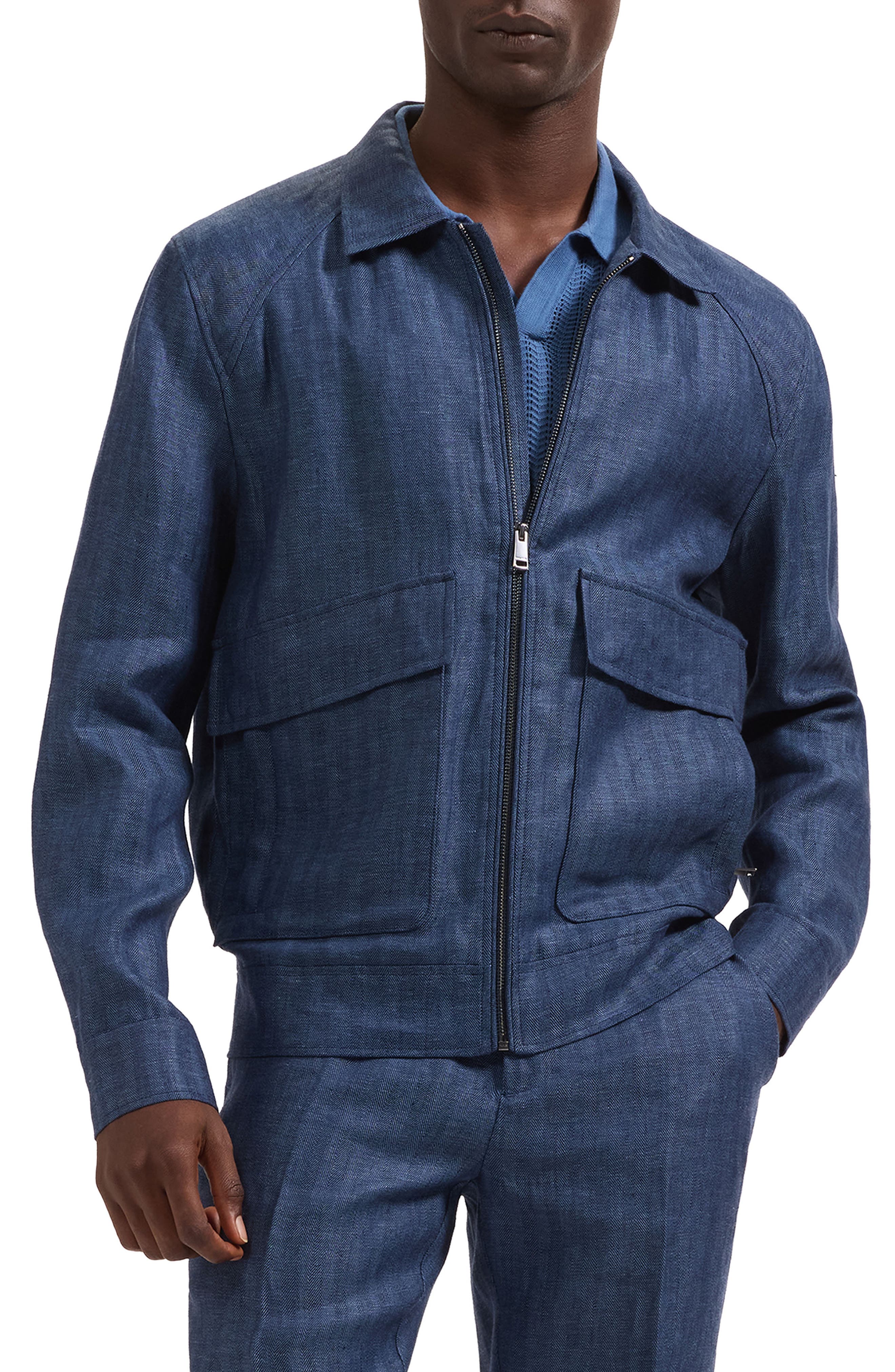 Linen Bomber Jacket - image 3