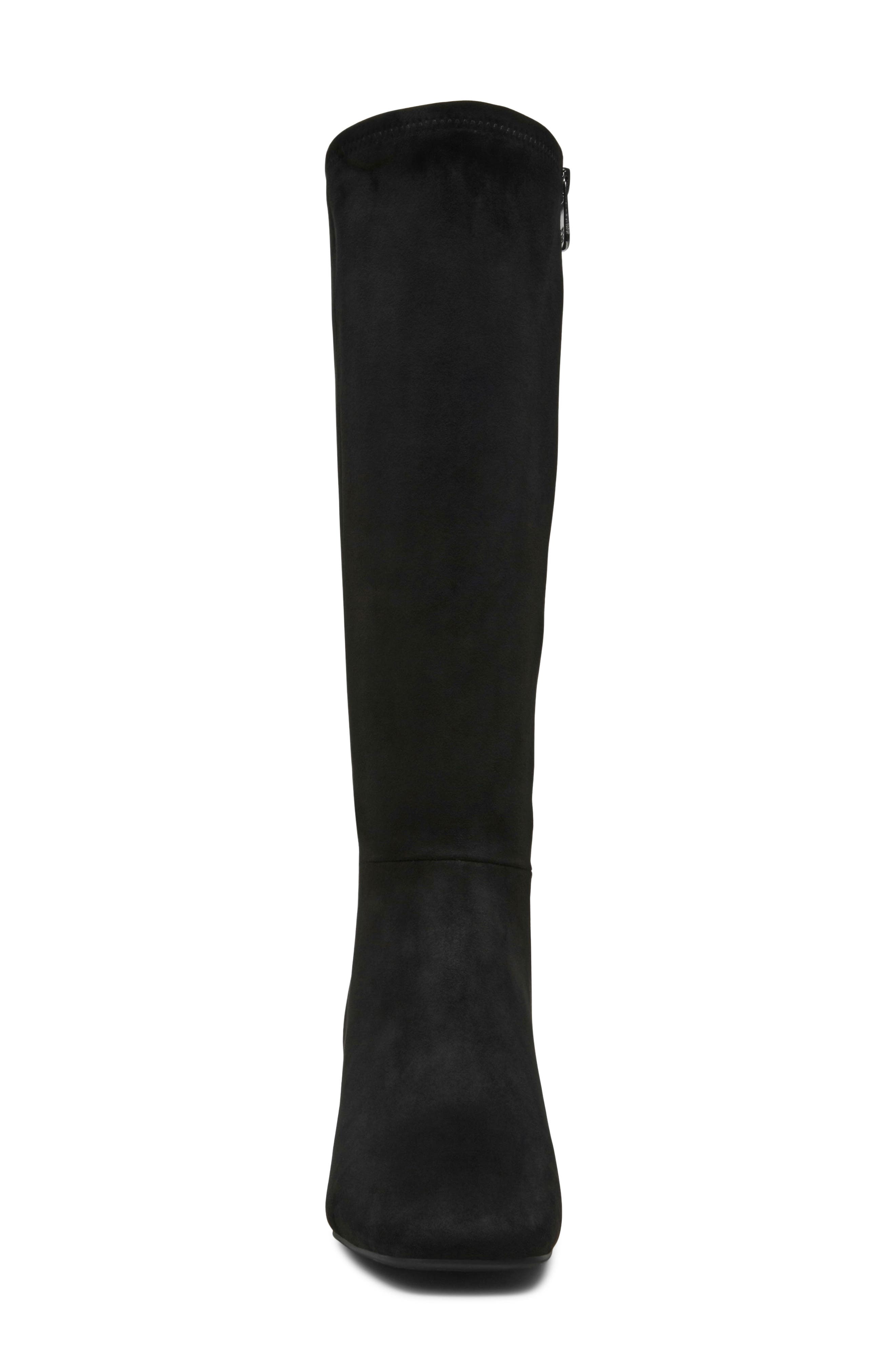 Oliviaa Knee High Boot, Alternate, color, BLACK MICROSUEDE