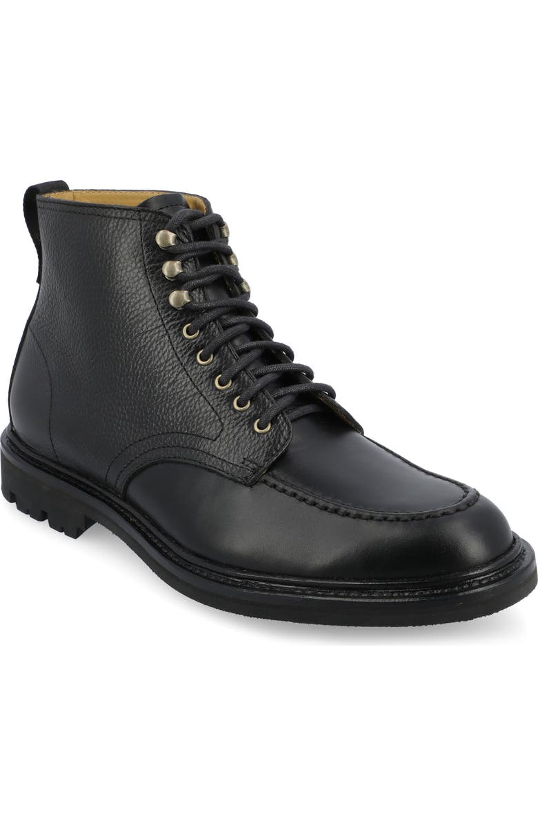 TAFT The Darcey Moc Toe Boot, Main, color, Midnight