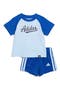 Raglan Graphic T-Shirt & Shorts Set
