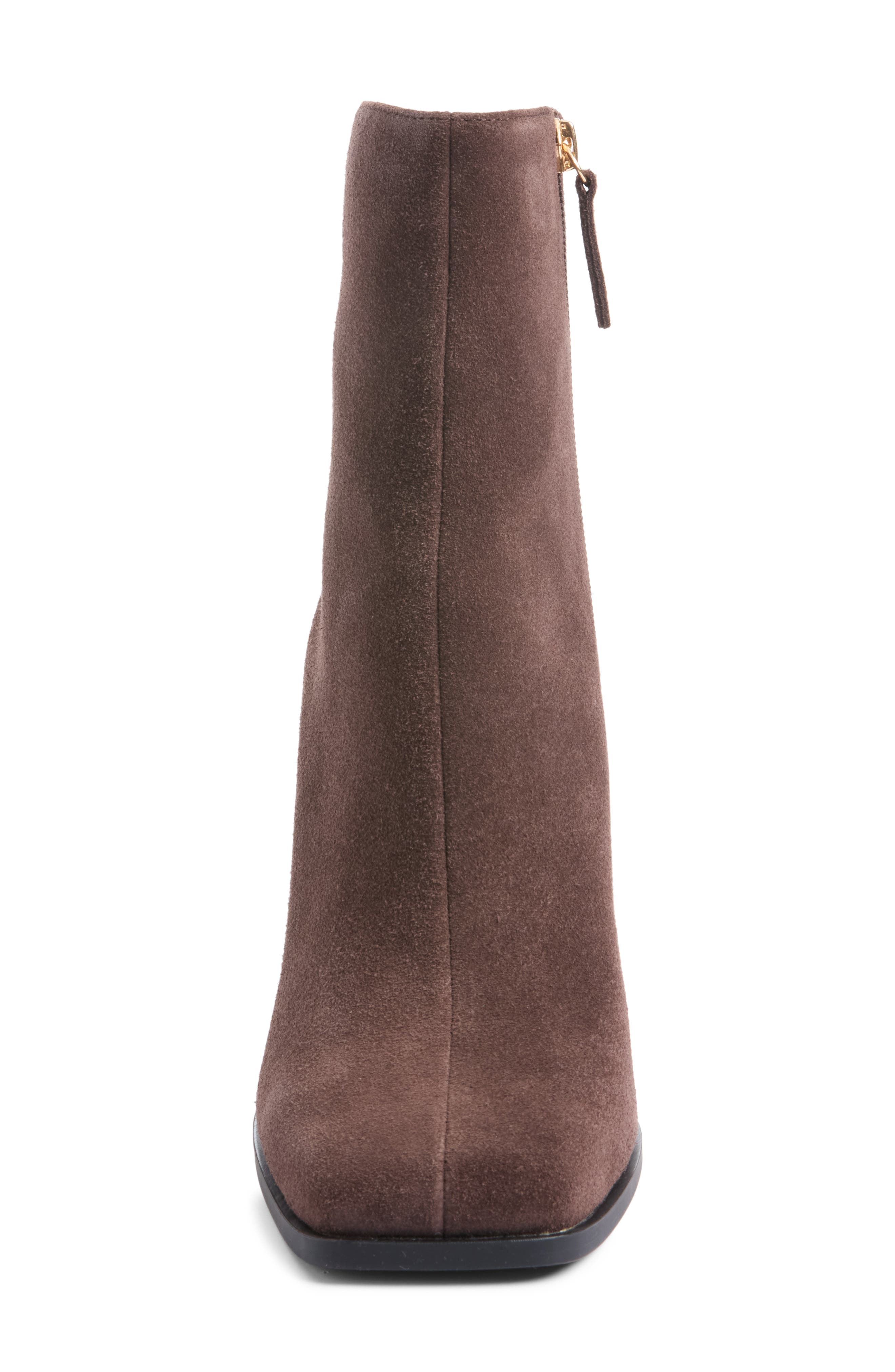 Liora Leather Bootie, Alternate, color, BROWN CHOCOLATE