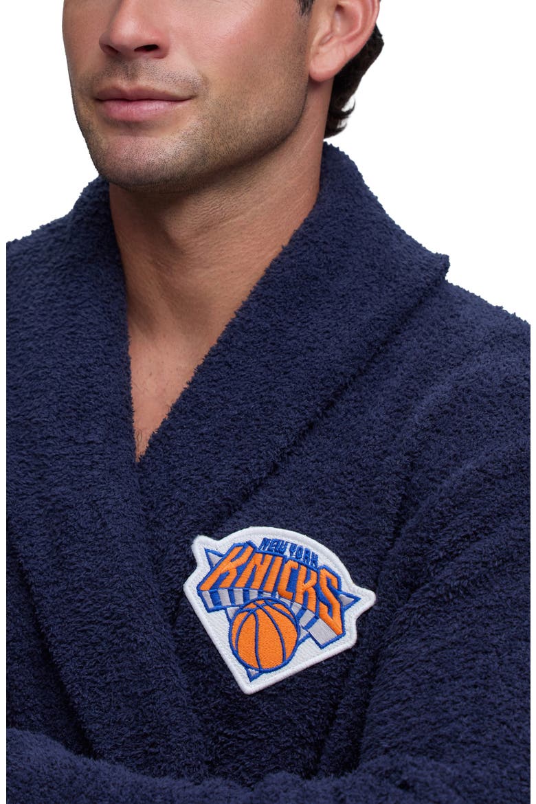 New York Knicks Unisex Robe, Alternate, color, NAVY BLUE MULTI