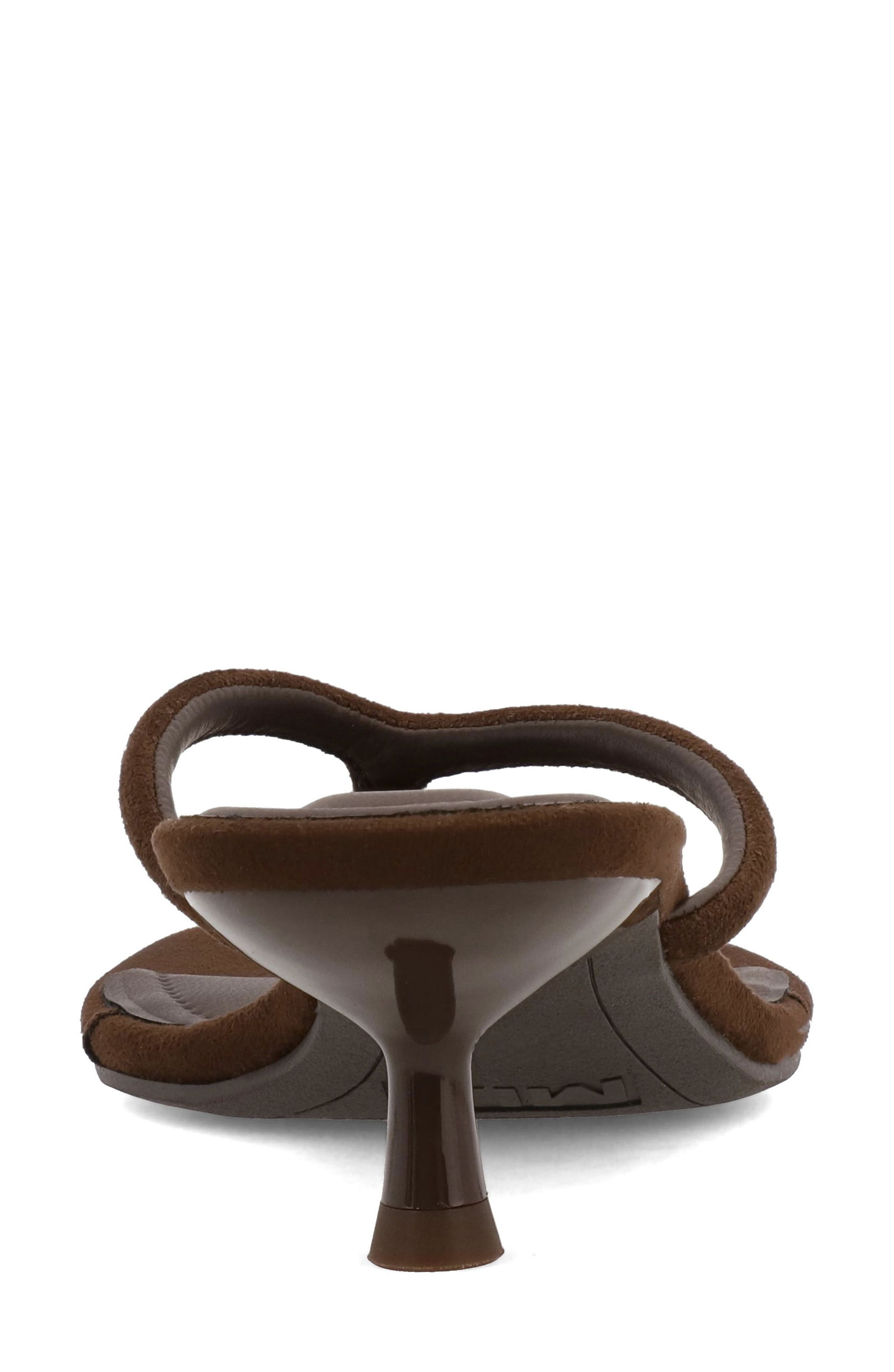 MIA Farren Kitten Heel Flip Flop, Alternate, color, Chocolate