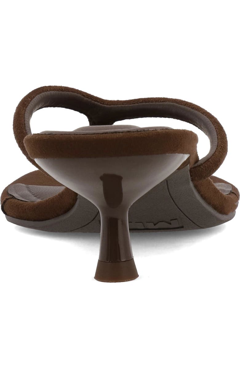 MIA Farren Kitten Heel Flip Flop, Alternate, color, Chocolate