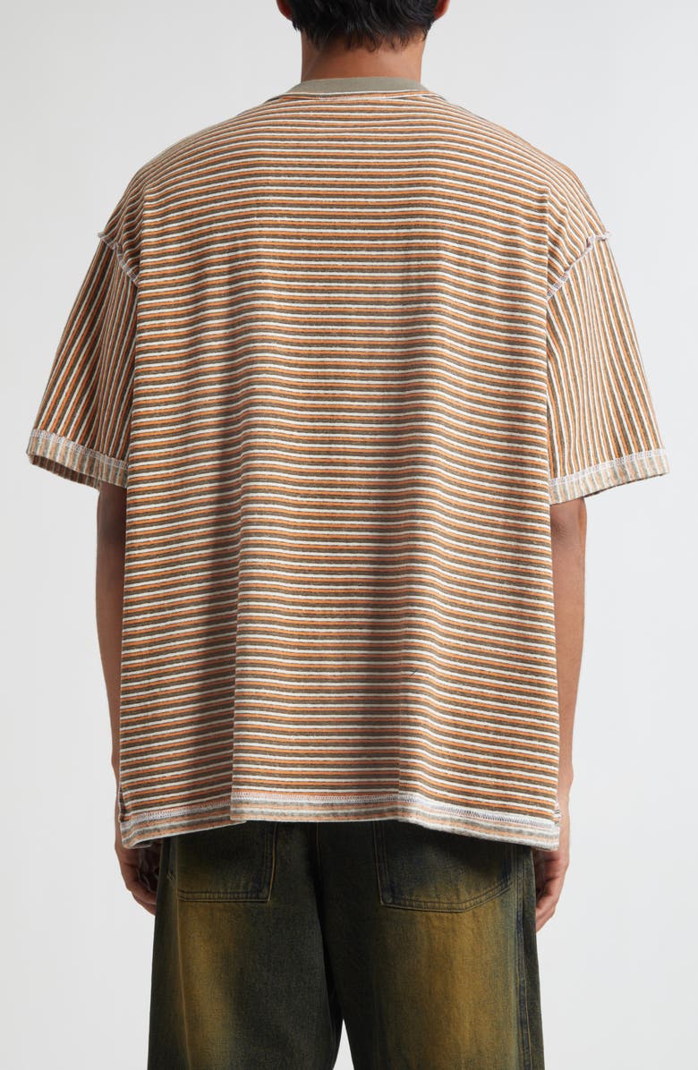 SONG FOR THE MUTE Flower Appliqué Gym T-Shirt, Alternate, color, Orange