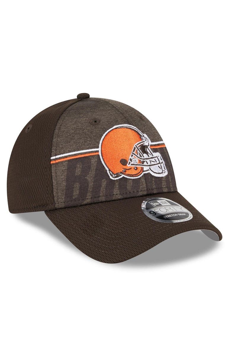 New Era Men's New Era Brown Cleveland Browns 2023 NFL Training Camp 9FORTY Adjustable Hat, Alternate, color, 