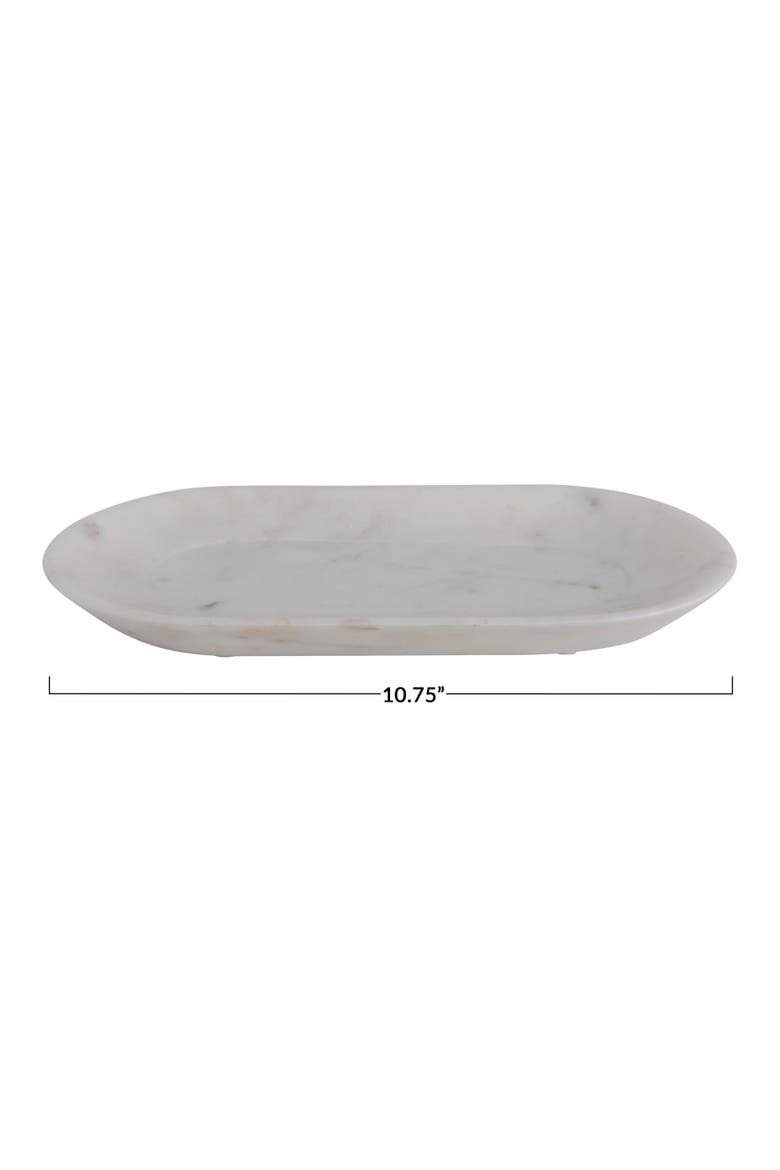 Marble Tray, Alternate, color, White