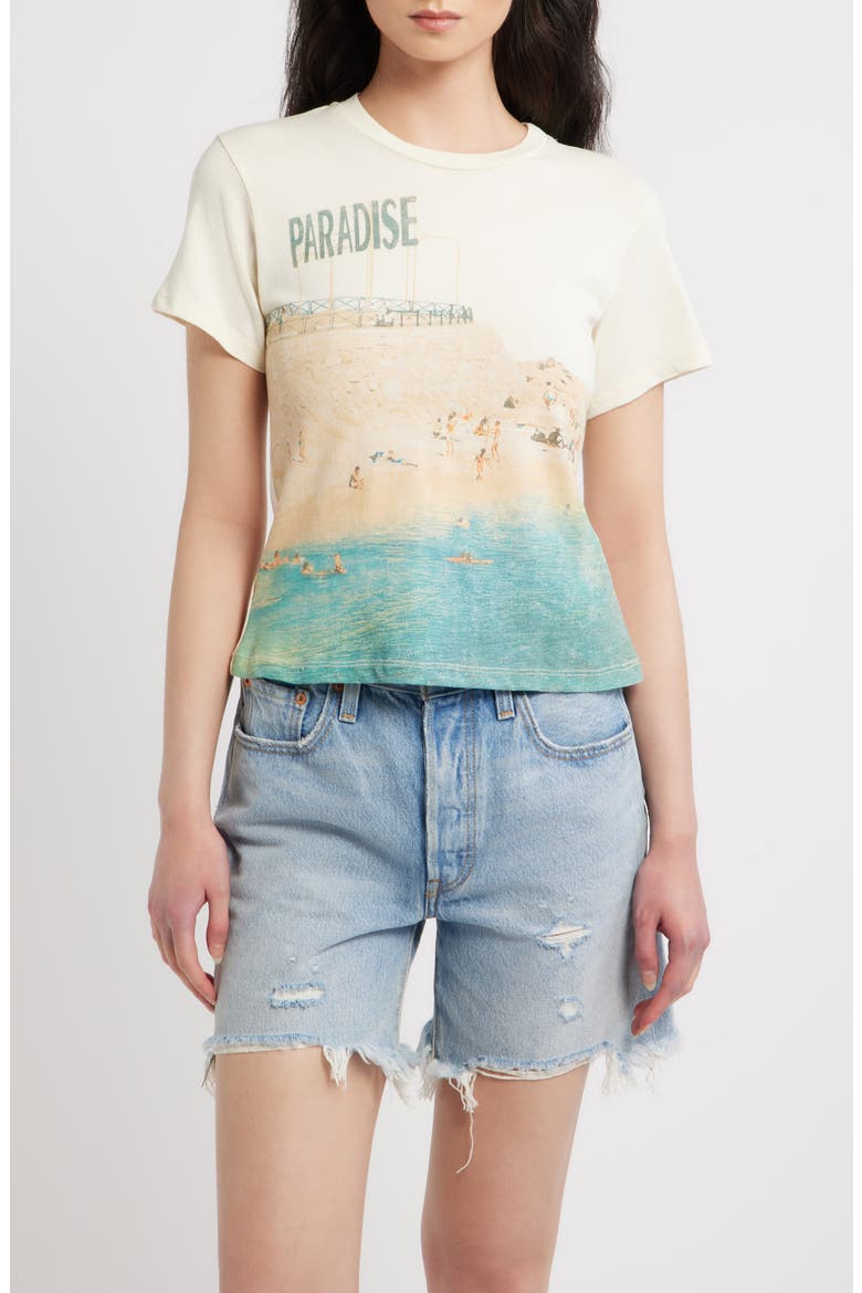 Paradise Graphic T-Shirt, Main, color, STONE VINTAGE