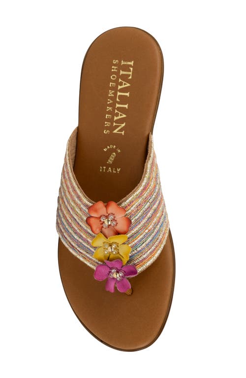 Italian Shoemakers Klaire Sandal In Bright Multi