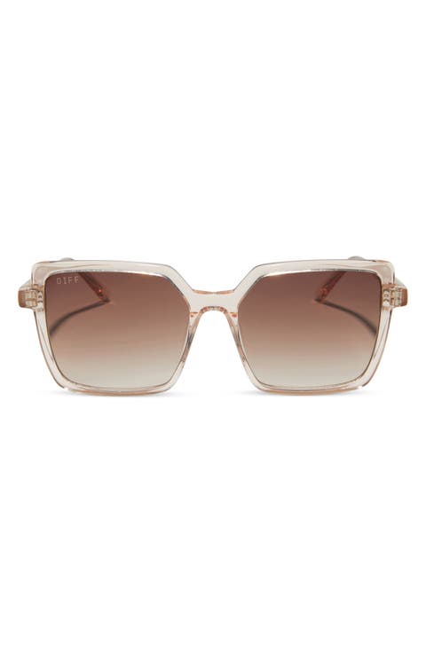Esme 53mm Gradient Square Sunglasses