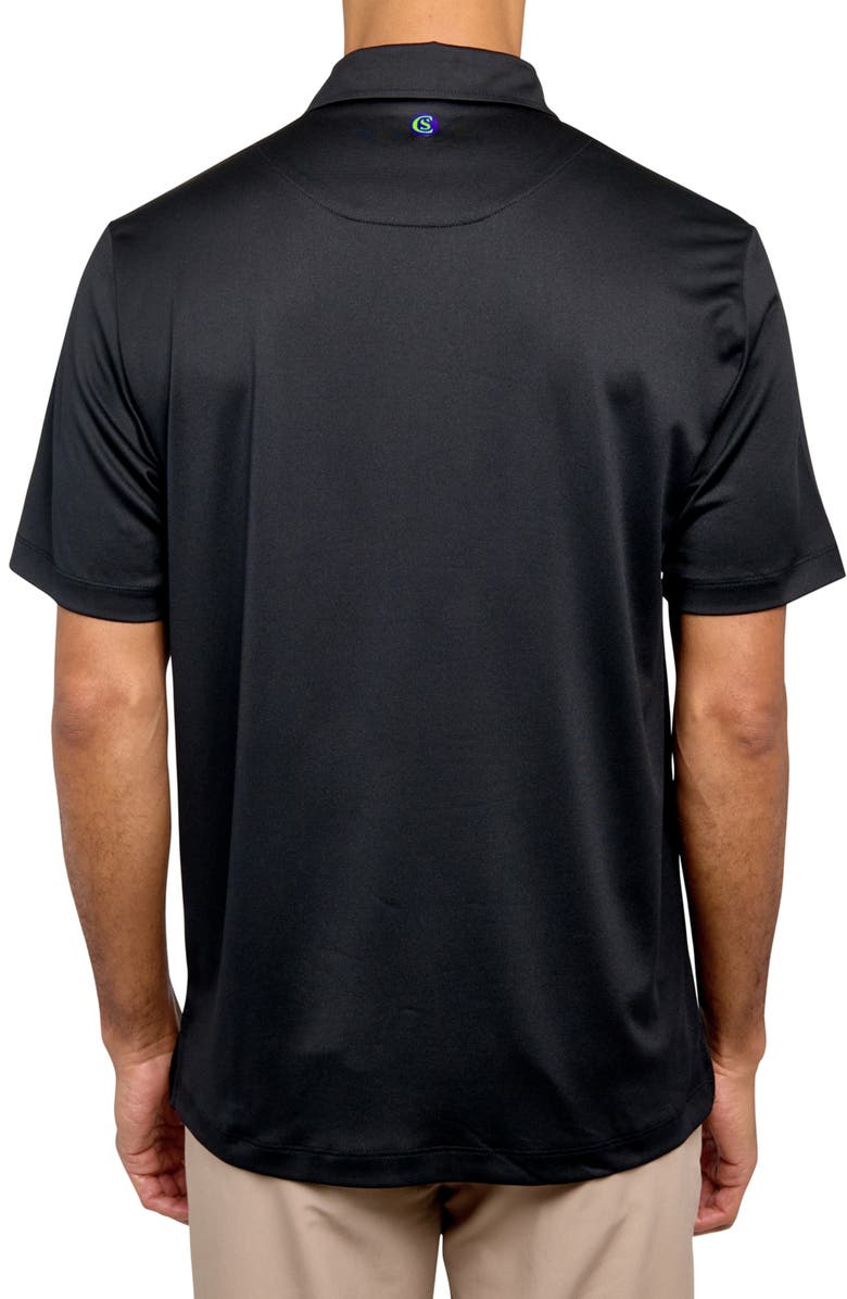CON.STRUCT Regular Fit Solid Recycled Performance Golf Polo, Alternate, color, Black