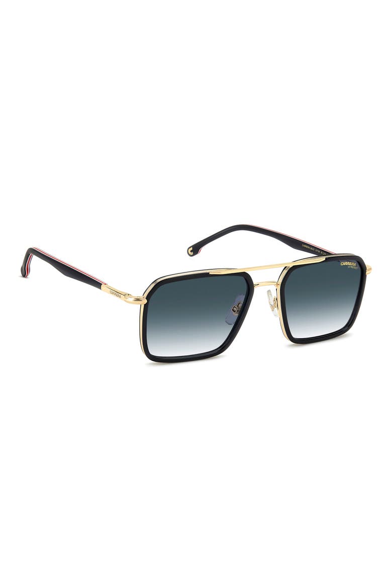 55mm Navigator Sunglasses, Alternate, color, BLACK RED/ DARK BLUE