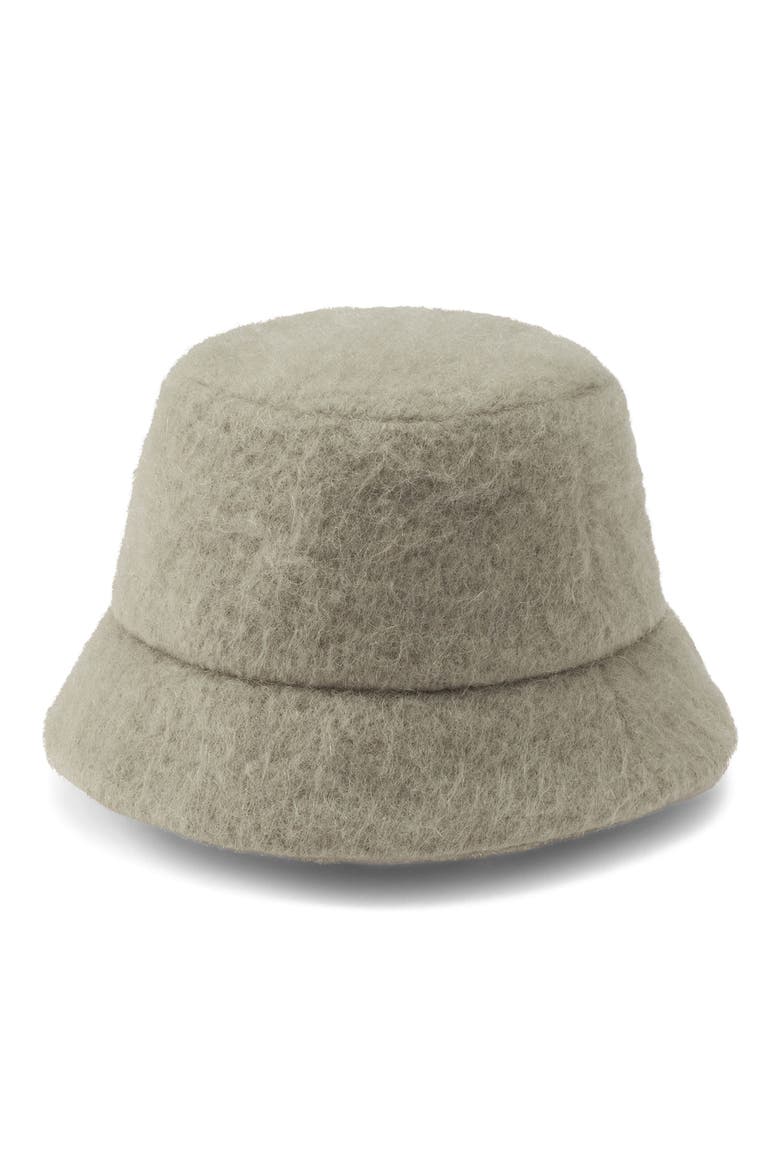 Rita Wool Blend Bucket Hat, Alternate, color, WASHED KHA