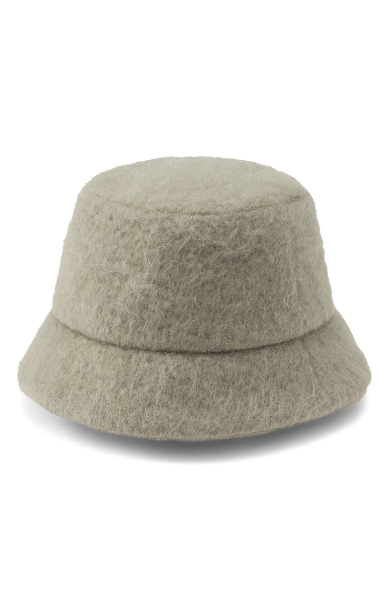 Helen Kaminski Rita Wool Blend Bucket Hat, Alternate, color, Washed Khaki