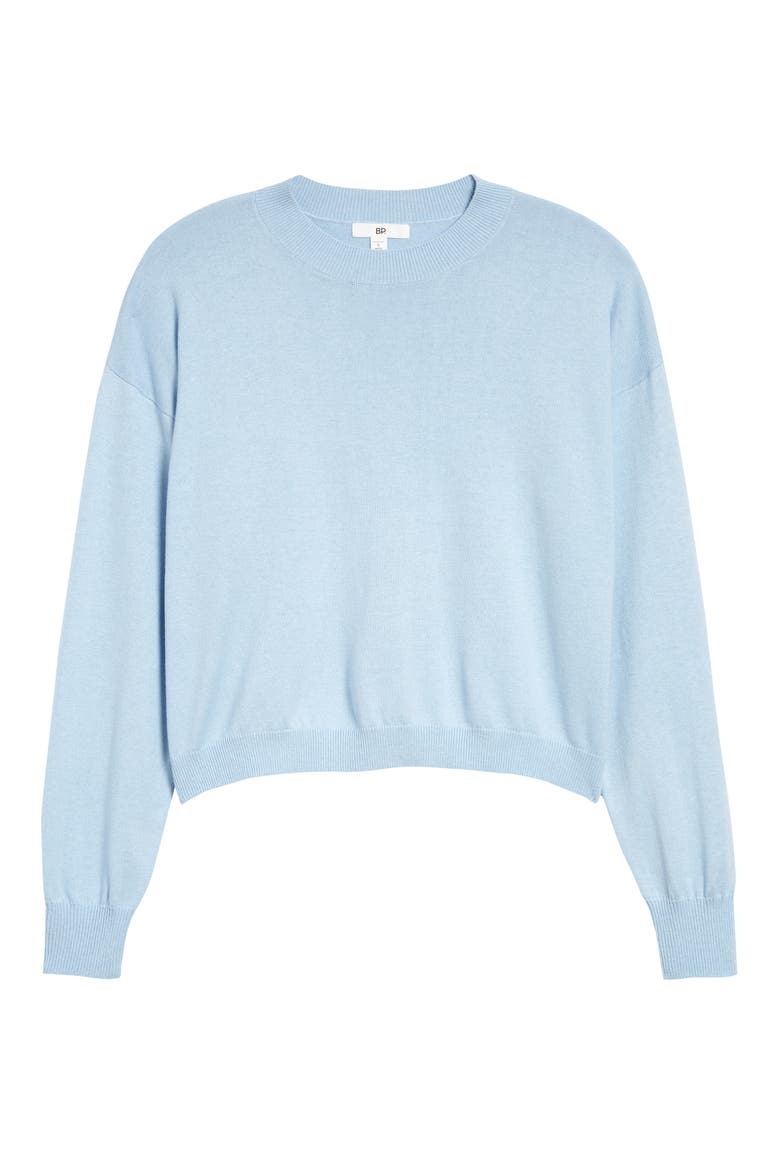 Easy Drop Shoulder Sweater, Alternate, color, BLUE SKYWAY