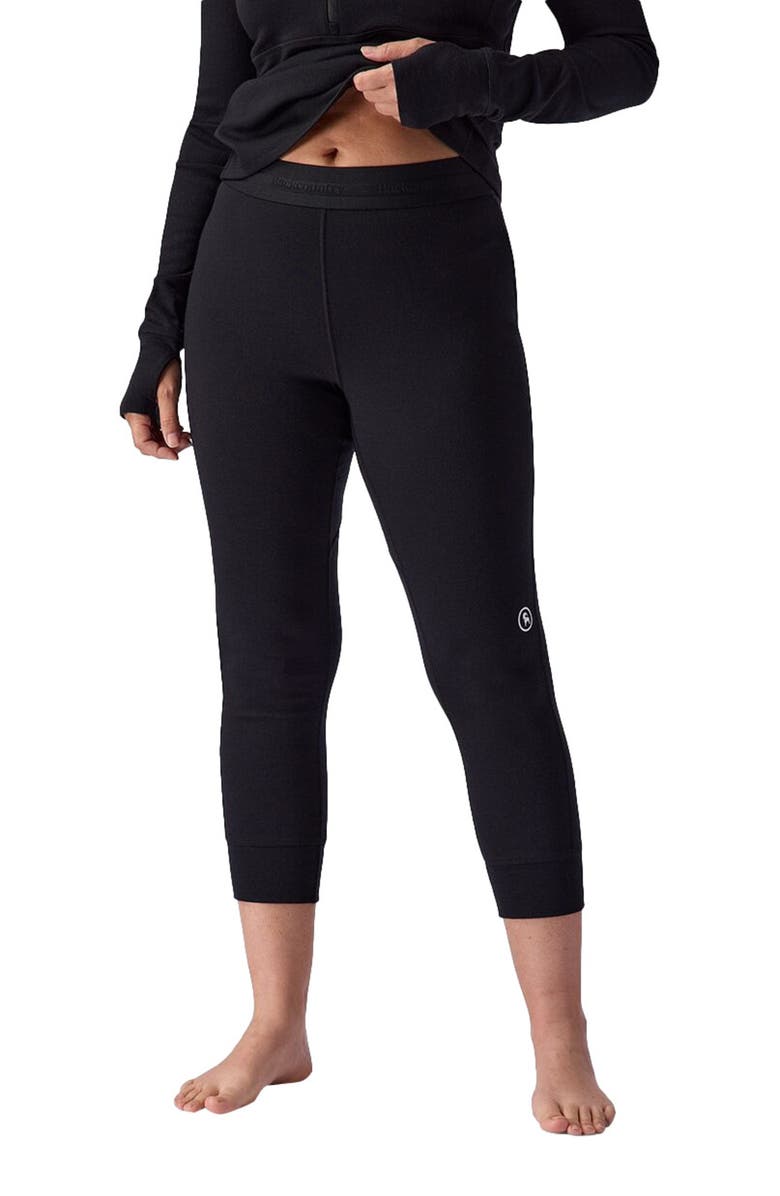 Backcountry Cedars Rws Merino Mid-Wt Baselayer 3/4 Bottom - Women's, Main, color, Black