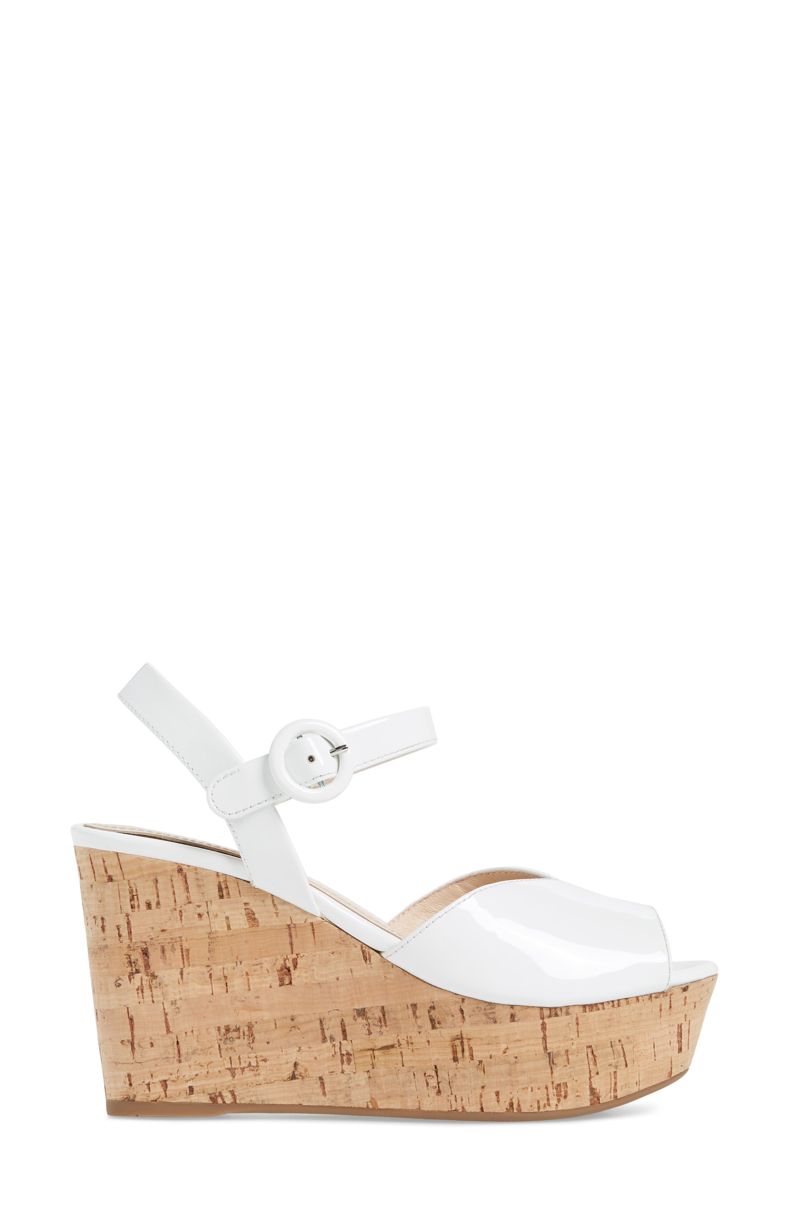 Prada Wedge Platform Sandal, Alternate, color, 