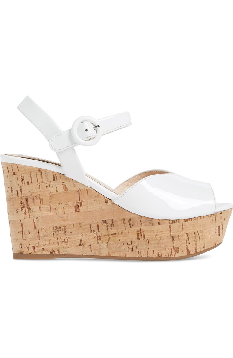 Prada Wedge Platform Sandal, Alternate, color,
