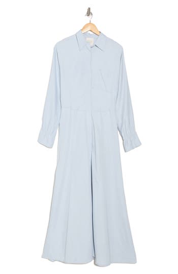 TWP TWP LAZY HAZY DAYS OF SUMMER LONG SLEEVE SHIRTDRESS