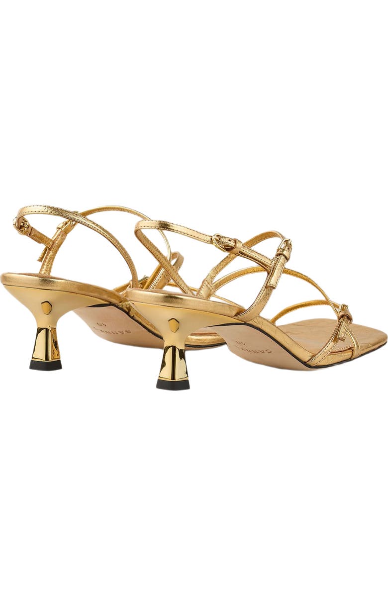 SANDRO Sandals with straps, Alternate, color, Gold