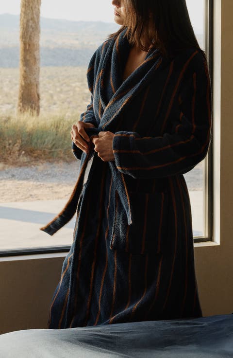 Turkish Cotton Stripe Robe