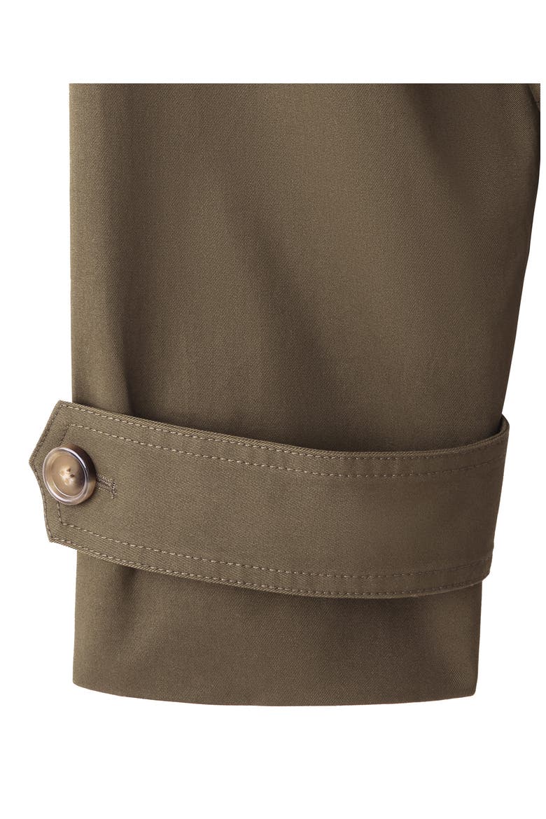 Midi Belted Trench Coat, Alternate, color, KHAKI GREEN