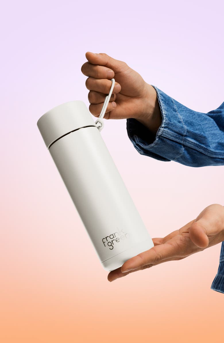 frank green 20-Ounce Reusable Bottle, Alternate, color, Cloud