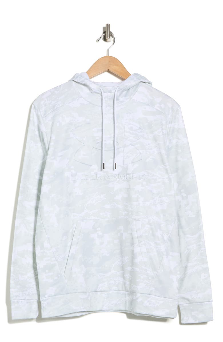 Under Armour Camo Fleece Graphic Hoodie, Main, color, White