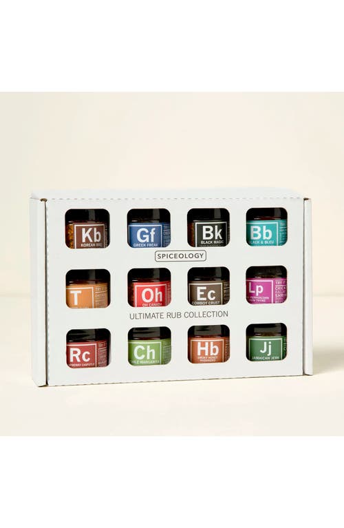 Spiceology Periodic Table Of Flavor Rub Set In Multi