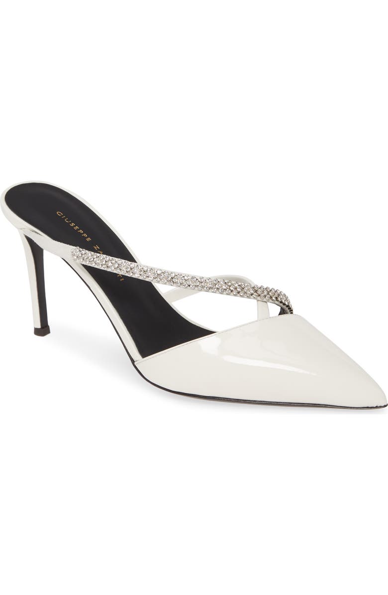 Giuseppe Zanotti Embellished Asymmetrical Mule, Main, color,