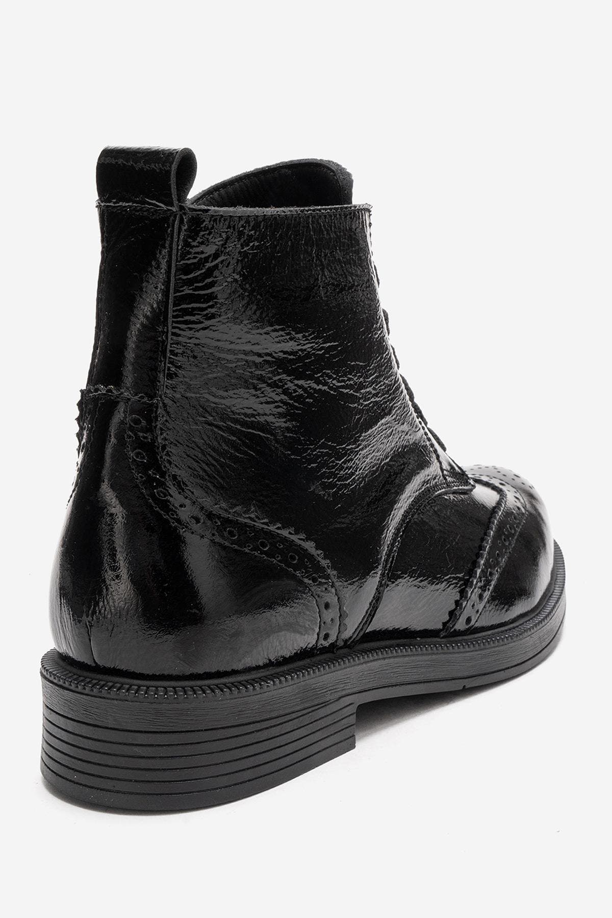 Forever & Always Shoes Nelvy Leather Boot, Alternate, color, Black Patent