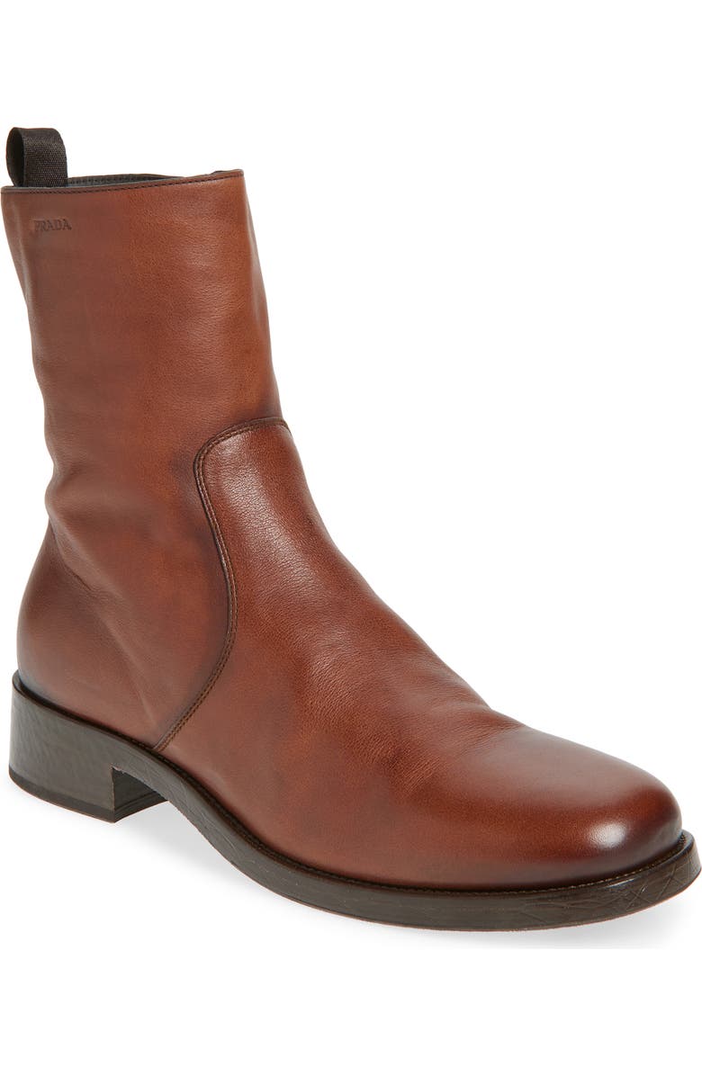 Prada Stivale Boot, Main, color, Cacao