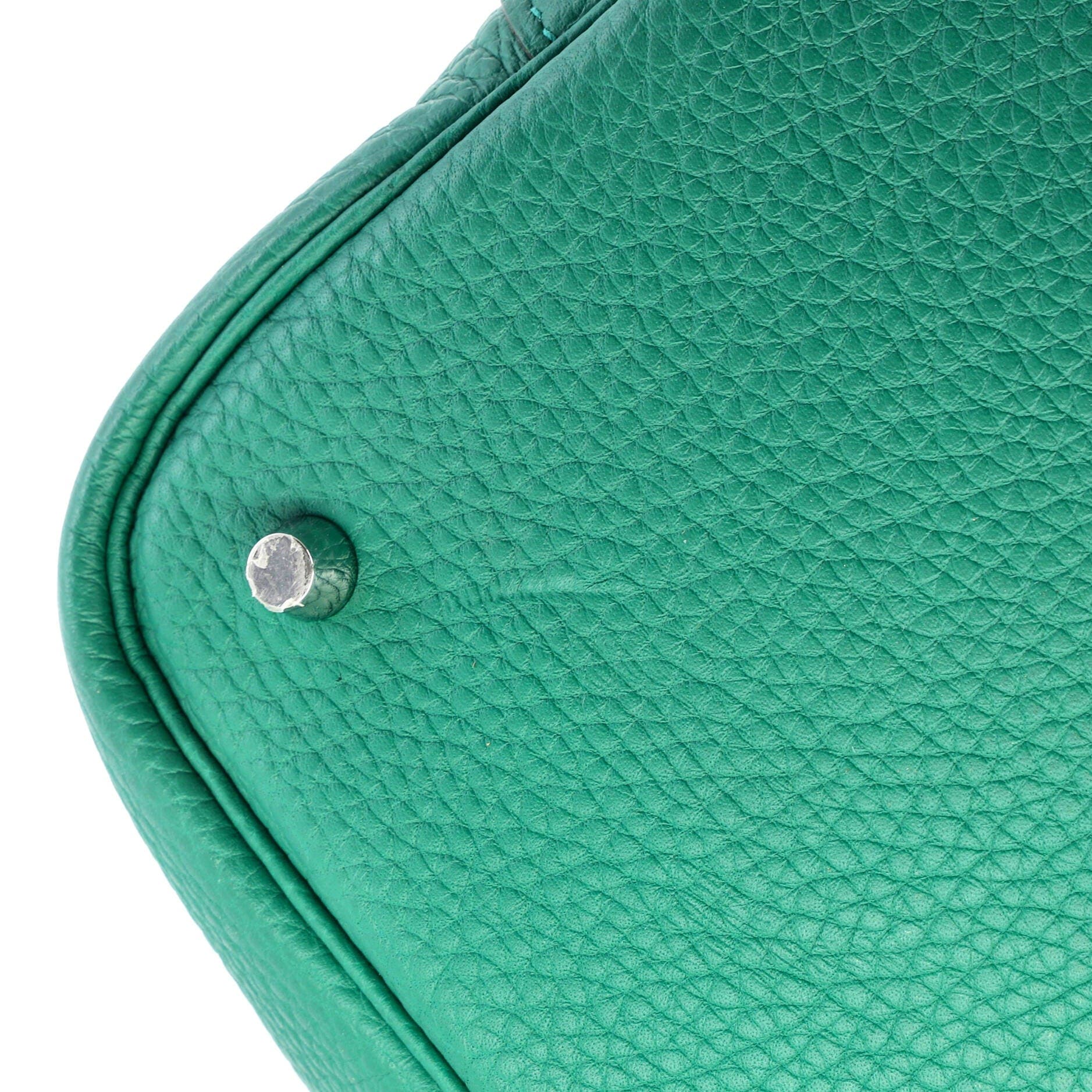 Pre-Owned Hermes Picotin Lock Bag Clemence MM, Alternate, color, Vert Vertigo