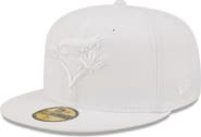 New Era Men's New Era Toronto Blue Jays White on White 59FIFTY Fitted Hat