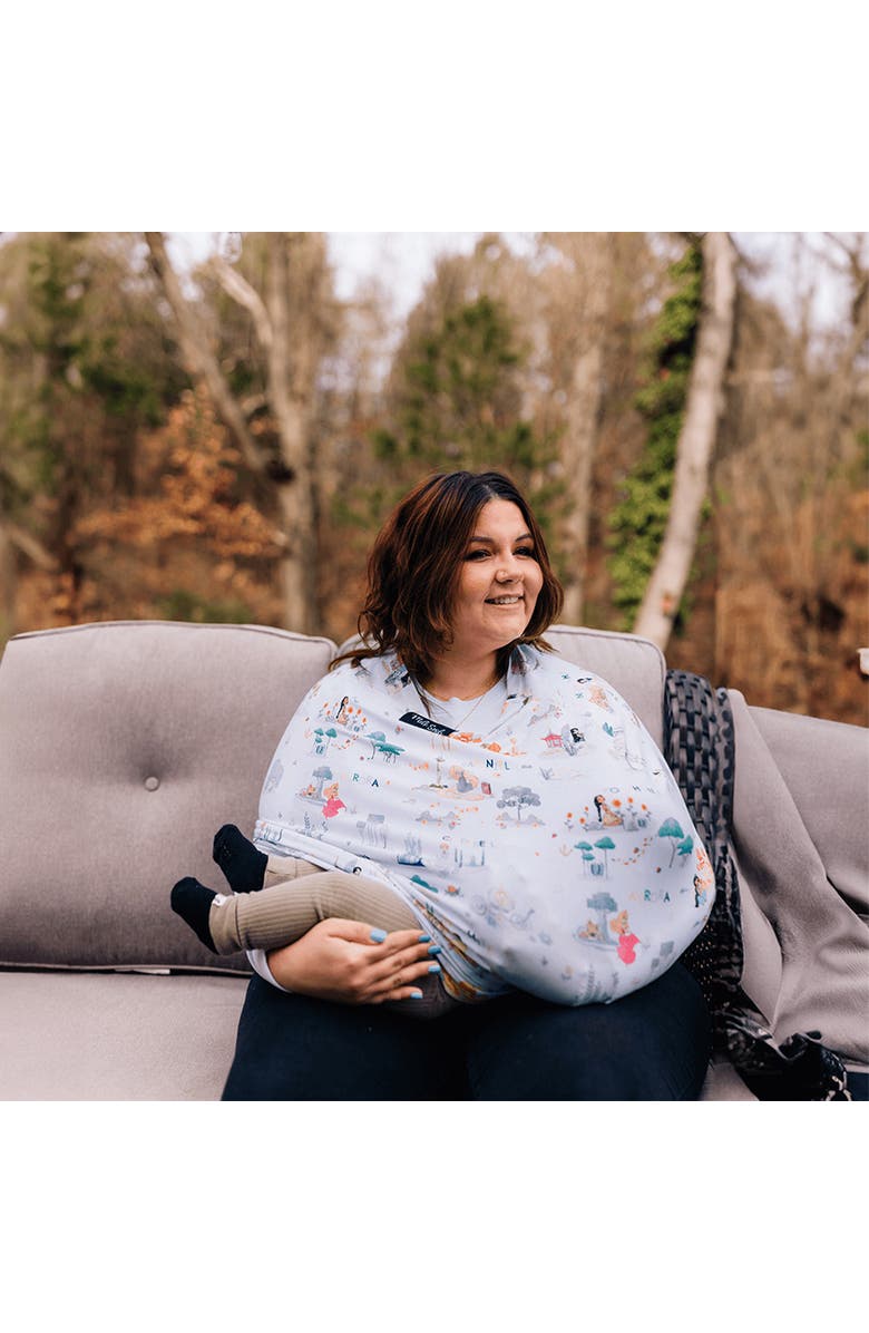 Milk Snob Disney 5-in-1 Nursing and Car Seat Cover, Alternate, color, Enchanted Kingdoms