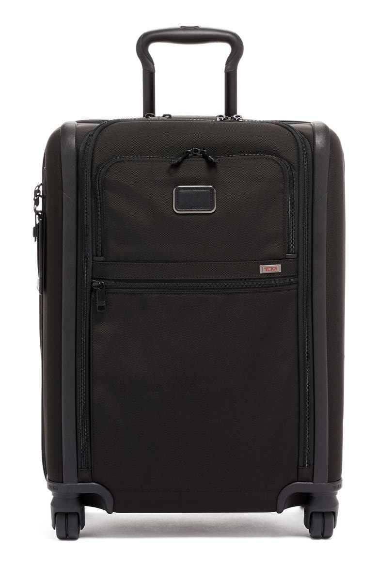 Alpha 3 Collection 22-Inch Continental Expandable 4-Wheel Packing Case, Main, color, BLACK