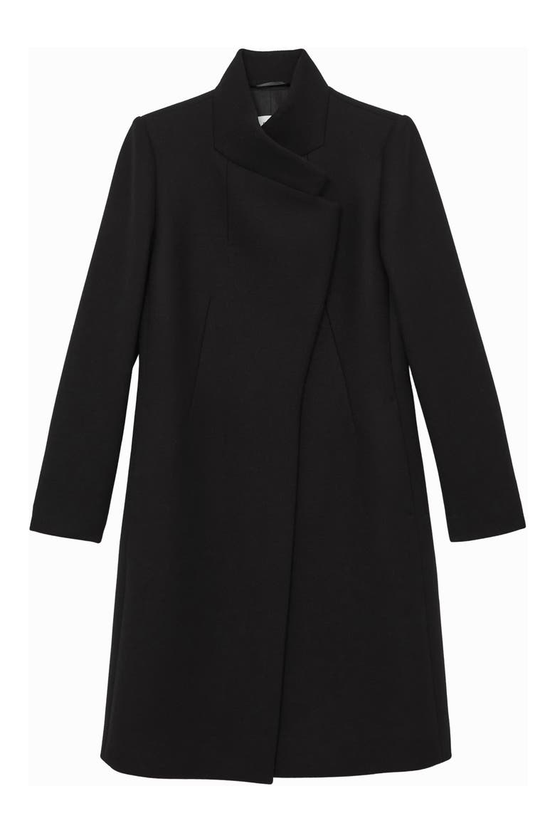 Max Wool Blend Coat, Alternate, color, BLACK