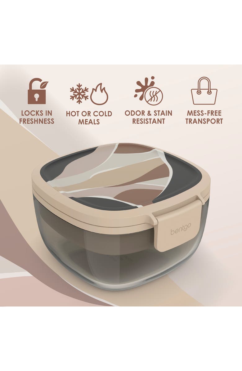 BENTGO All-in-One Glass Salad Container, Alternate, color, Tan