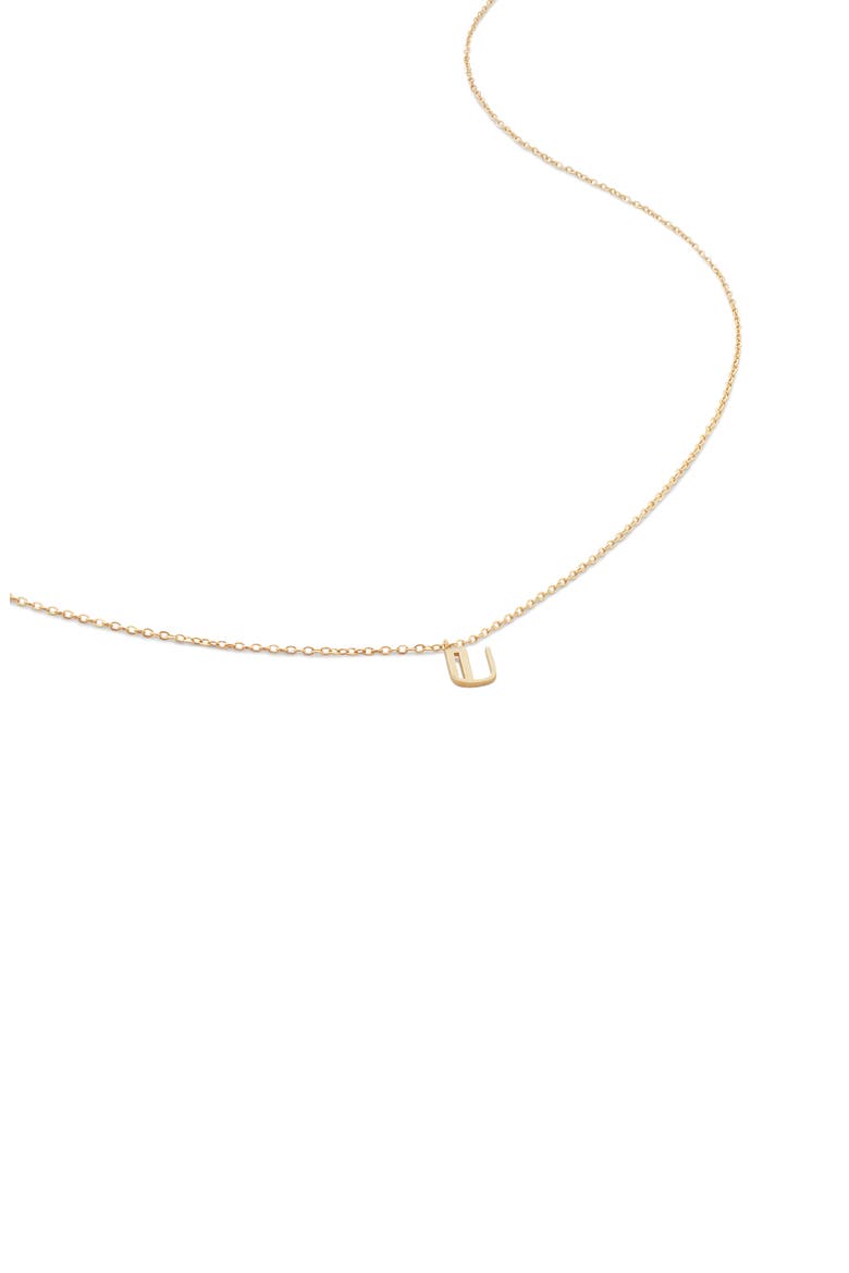Small Initial Pendant Necklace video