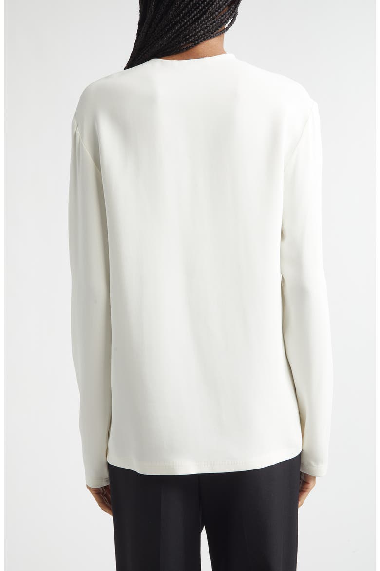 Iconic Zip Detail Top, Alternate, color, WHITE