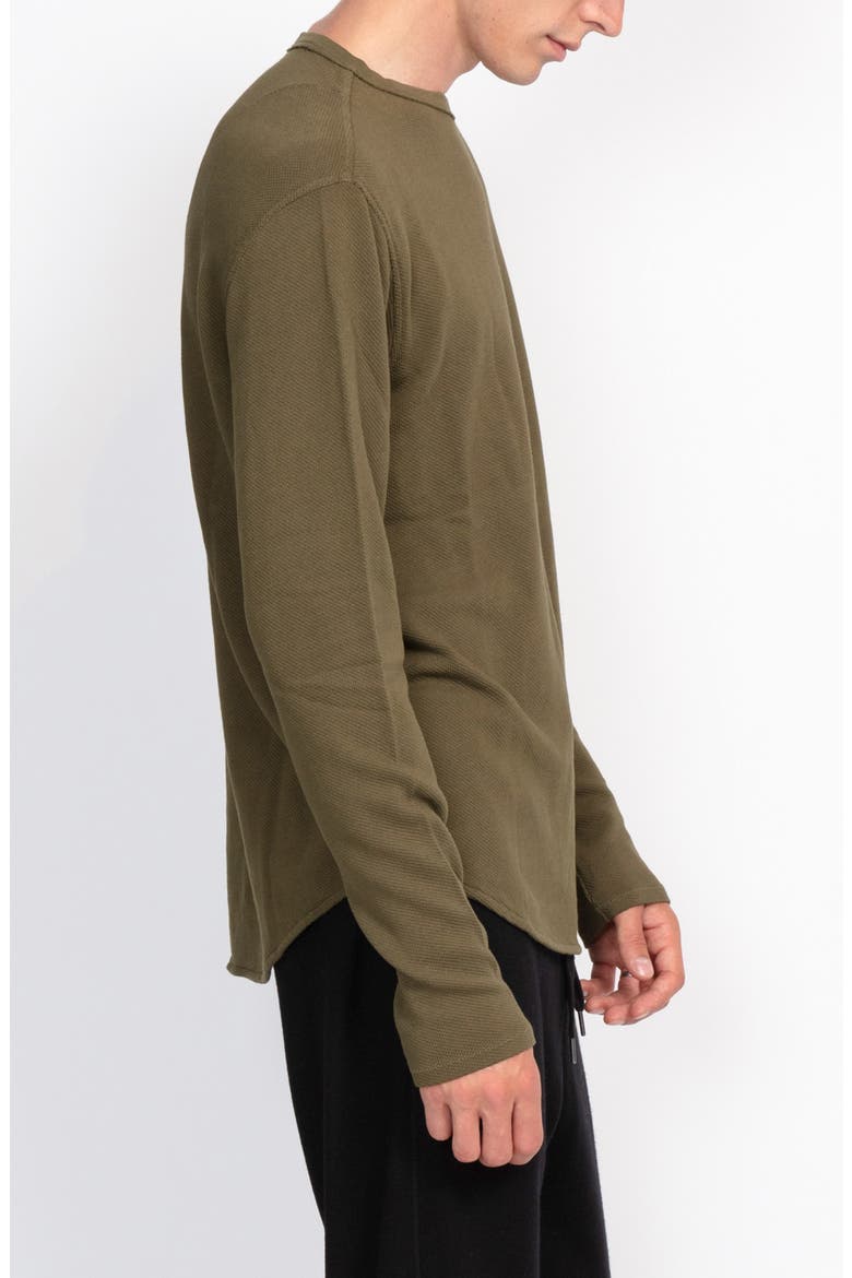 Baron Crewneck Top, Alternate, color, ARMY GREEN